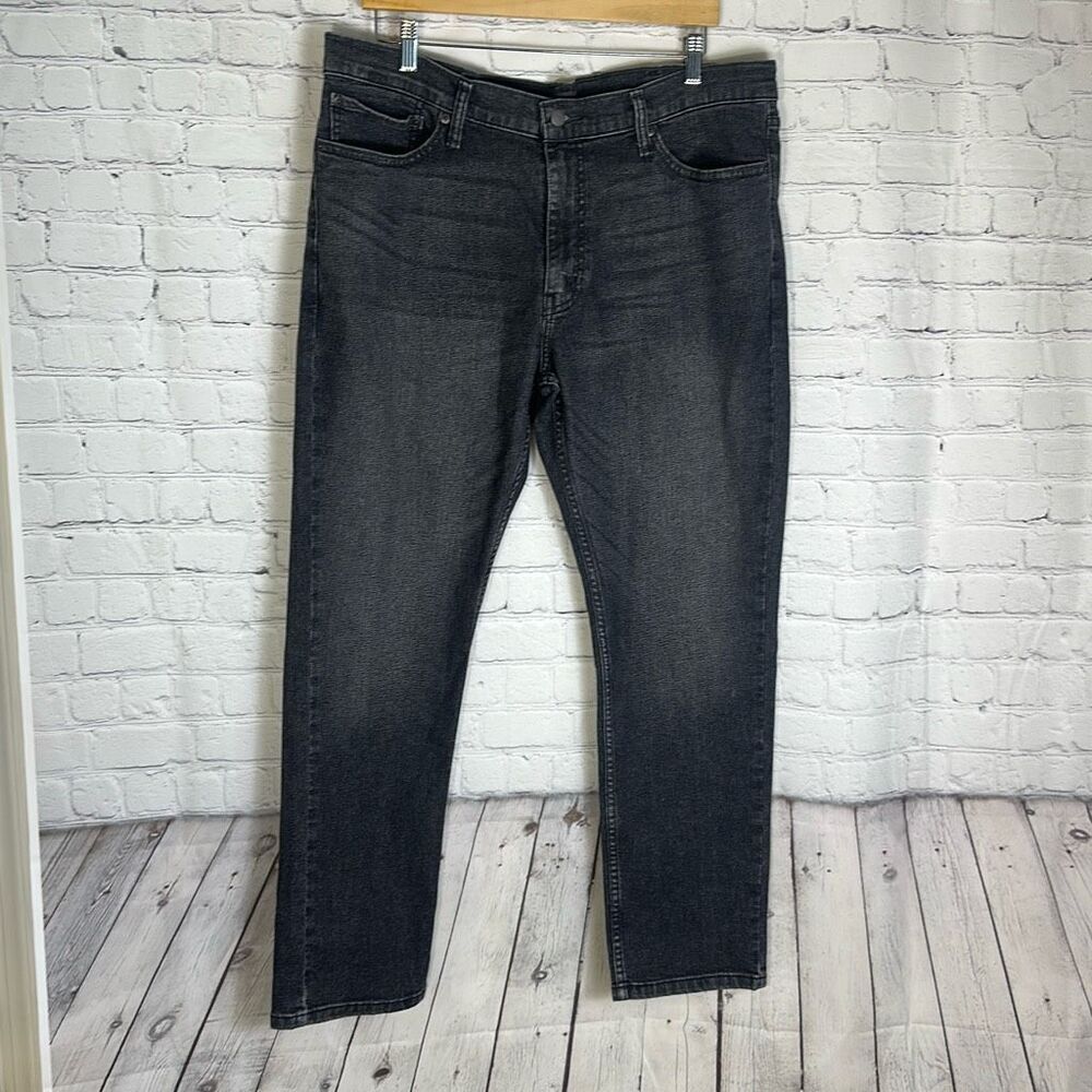 Levi’s 511 Mens Slim Fit  Gray Black Jeans Denim size W38‎ L30 38x30